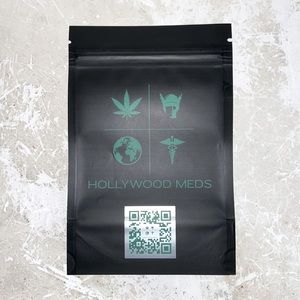 Hollywood Meds Mylar Bag 🌳 Flowers/Herbs 🌿 Storage 3.5” x 5” 3.5G NWT UNI​​
